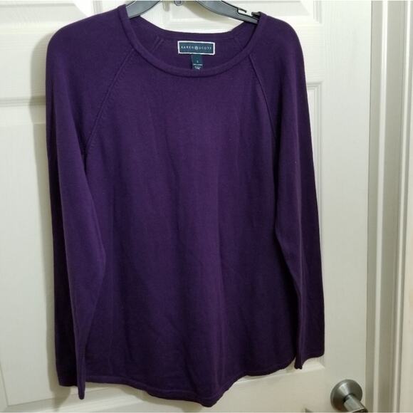KAREN Scott Royal purple lightweight sweater size small - Picture 1 of 4